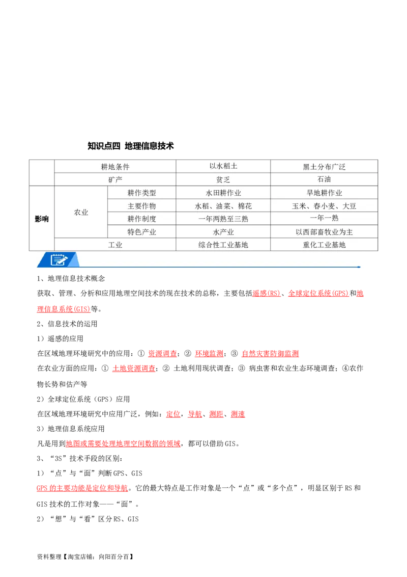 专题17地理环境与区域发展-口袋书2024年高考地理一轮复习知识清单_新高考复习资料_2024年新高考复习资料_一轮复习资料_完口袋书2024年高考地理一轮复习知识清单