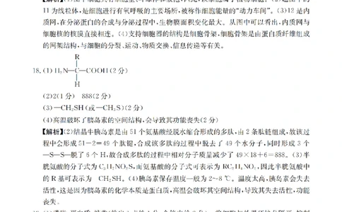 安徽省2025-2026学年高一上学期12月月考（26-161A）生物答案_2026年01月高一试卷_260117金太阳&middot;安徽省2025-2026学年高一上学期12月月考（26-161A）（全）