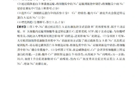安徽省2025-2026学年高一上学期12月月考（26-161A）生物答案_2026年01月高一试卷_260117金太阳&middot;安徽省2025-2026学年高一上学期12月月考（26-161A）（全）