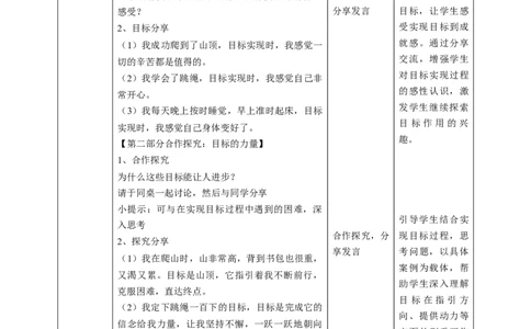 1《有个新目标》第一课时（教学设计）_26新一年级道法下册（统编版）_核心素养教案