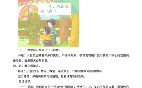 2-6花儿草儿真美丽_26新一年级道法下册（统编版）_老课标资料_2、教学教案部编一下道法_教案2