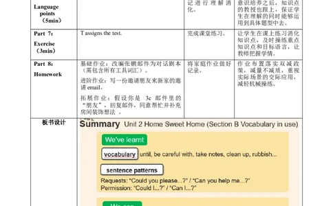 Unit2课时5SectionB(Vocabularyinuse)（教学设计）_最新人教版英语八年级上册_新版_初中英语8上新更新第一套可选择_01.U1-U3.英语8上-教案+PPT课件+导学案+分层作业第1套_Unit2
