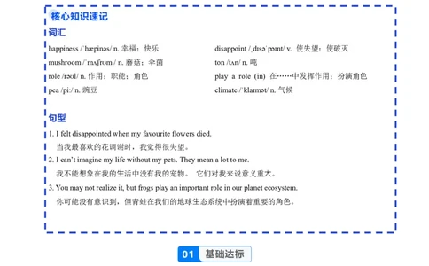 Unit4课时5SectionB（VocabularyinUse）（分层作业）（原卷版）_最新人教版英语八年级上册_新版_初中英语8上新更新第二套可选择_02课件+配套练习