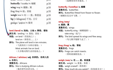 八上Unit4单词批注_加水印_最新人教版英语八年级上册_新版_初中英语8上新更新第三套可选择_07课堂笔记_单词批注