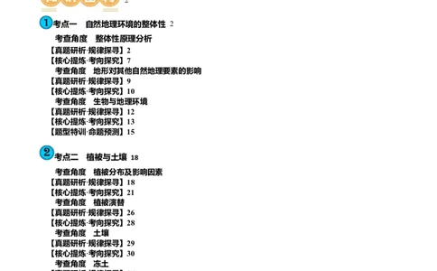 专题06自然地理环境的整体性与差异性（含生物与环境、冻土）（讲义）（原卷版）_新高考复习资料_2024年新高考复习资料_二轮复习资料_2024年高考地理二轮复习讲练测（新教材新高考）