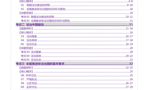 专题07全面依法治国（讲义）（原卷版）_42025年新高考资料_二轮复习_上好课2025年高考政治二轮复习讲练测（新高考通用）338376762