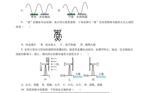 九上物理第十二单元测试提升卷(考试版A4)_9上-初中物理苏科版(4)_03习题试卷_单元测试（齐全）_第十二章机械能和内能（单元测试&middot;提升卷）物理苏科版2024九年级上册