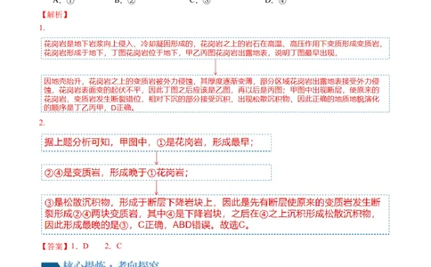 专题05微专题地貌演化过程、冰川地貌、沙丘（讲义）（解析版）_新高考复习资料_2024年新高考复习资料_二轮复习资料_2024年高考地理二轮复习讲练测（新教材新高考）_配套讲义