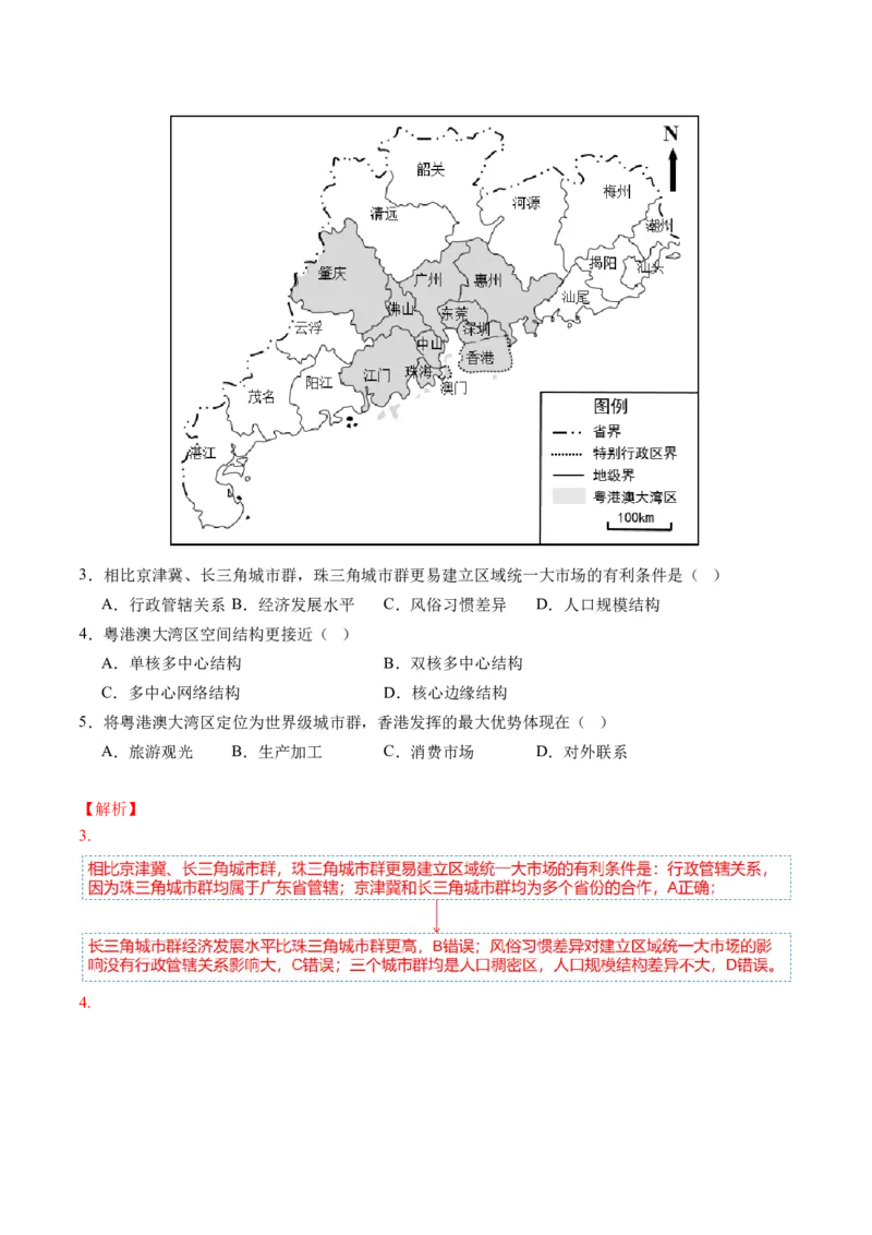 专题08微专题人口问题、传统文化和民居、城市群（讲义）（解析版）_新高考复习资料_2024年新高考复习资料_二轮复习资料_2024年高考地理二轮复习讲练测（新教材新高考）_配套讲义