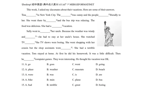 典中点测试卷_最新人教版英语八年级上册_老版（含有参考价值）_03练习和试卷人教版初中英语八上（多版本）易提分旗舰店_单元过关卷+达标测试卷(含听力)