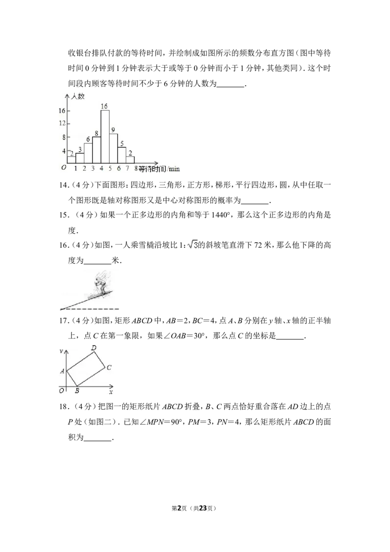 （赠送）2015年上海市杨浦区中考数学三模试卷_0122026上海中考一模二模真题试卷_2025-2012年_2.上海中考数学一模二模（12-24）_二模_2015年上海市中考数学二模试卷（17份）