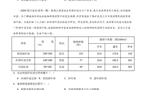 专题06整体性与差异性易错突破（4大易错）-备战2024年高考地理考试易错题（全国通用）（原卷版）_新高考复习资料_2024年新高考复习资料_专项复习资料