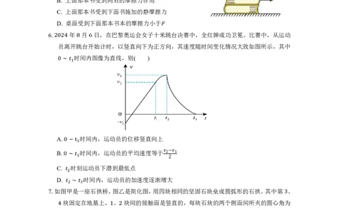 广东实验中学2024&mdash;2025学年（上）高一级期中考试物理试题_2024年11月试卷_1129广东省实验中学2024-2025学年高一上学期期中考试