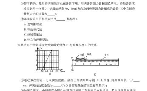 广东省六校（茂名一中，惠州一中，河源一中等）2024-2025学年高一上学期12月联合考试物理试题_2024年12月试卷