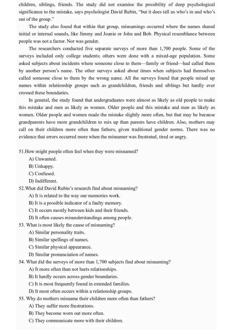 四级2019-6-1_四六级真题+资料包_六级真题_2019真题+解析