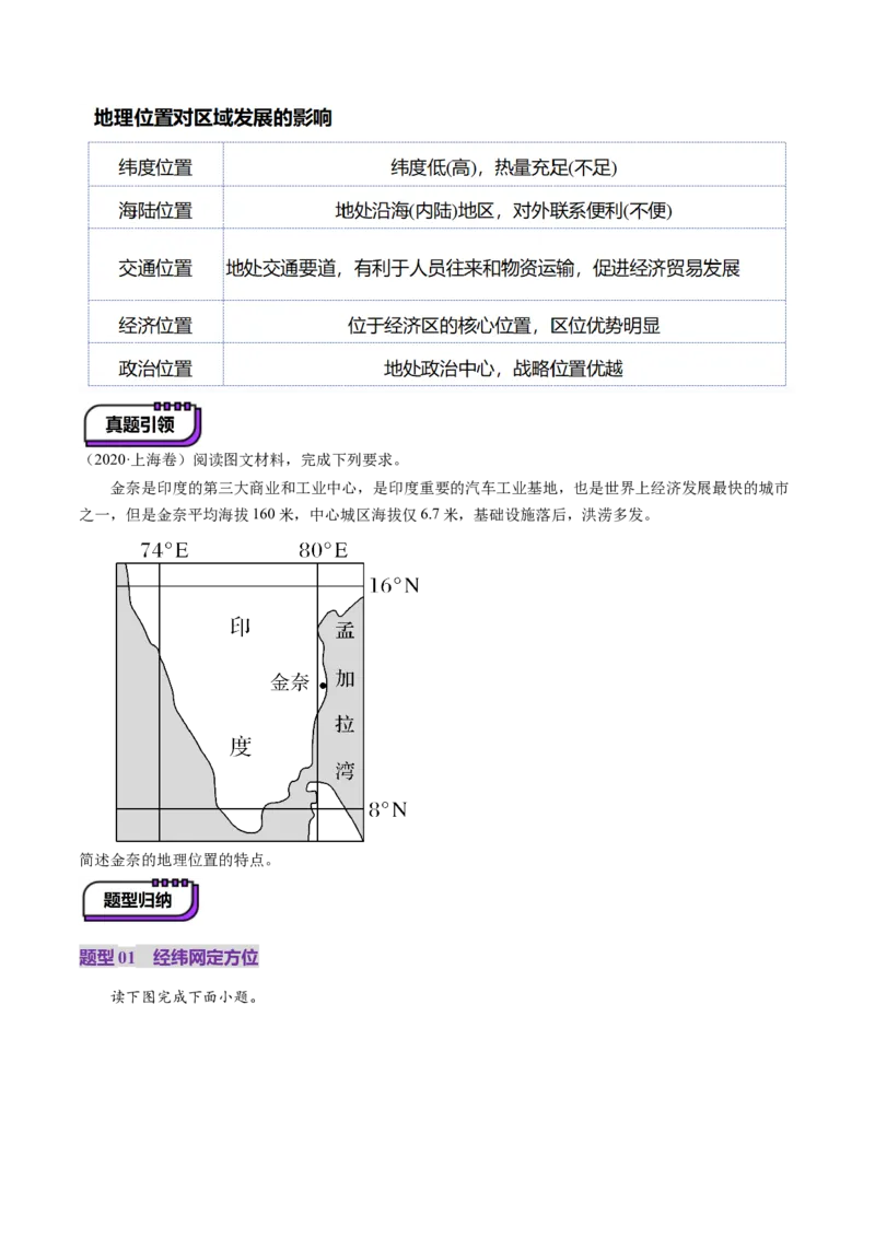 第01讲经纬网与地图（讲义）（原卷版）_新高考复习资料_2025年新高考资料_2025年高考地理一轮复习讲练测（新教材新高考）