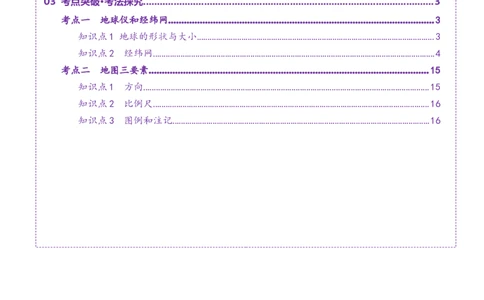 第01讲经纬网与地图（讲义）（原卷版）_新高考复习资料_2025年新高考资料_2025年高考地理一轮复习讲练测（新教材新高考）