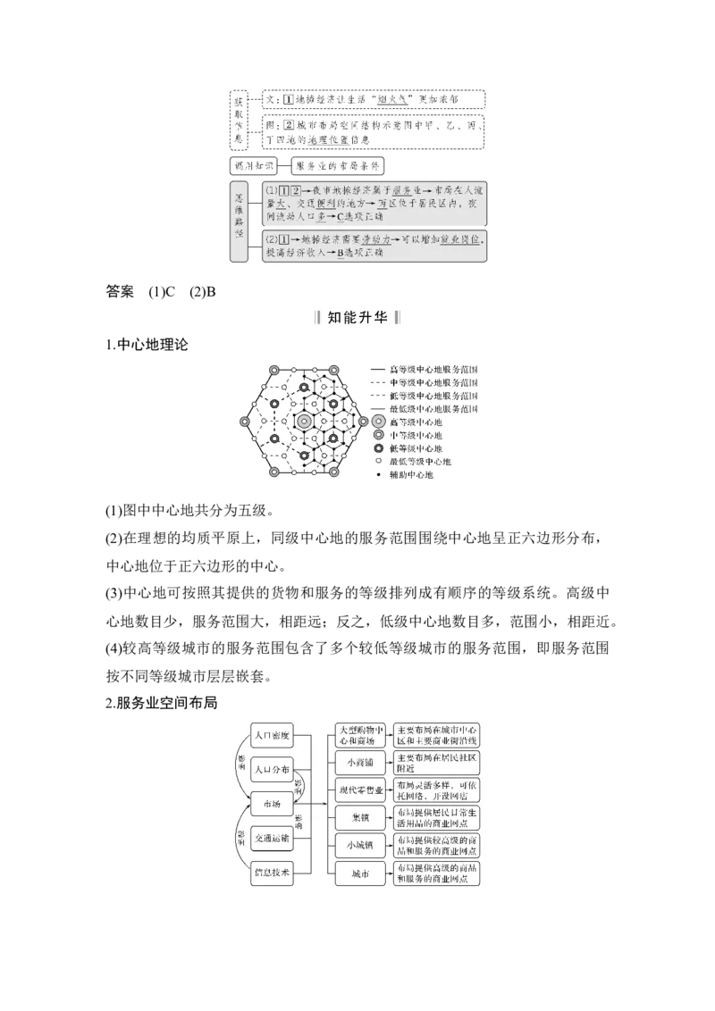 淘宝店：品优教学第31讲　服务业区位因素及其变化_新高考复习资料_2022年新高考复习资料_2022届新高考讲义+课件_2022版高三地理总复习专用（新高考-人教版-新教材）Word讲义