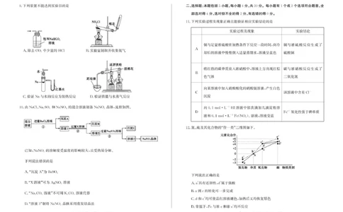 山东省滨州市2024-2025学年高一上学期1月期末化学试题25高一化学_2025年02月试卷_0213山东省滨州市2024-2025学年高一上学期1月期末考试