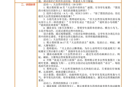5.1《亲近大自然&mdash;&mdash;大自然中的快乐》教案设计(1)(1)_26新二年级道法下册（统编版）_版本一_部编版道德与法治2下_2026春新版_第三套-wu_01课件+教案+习题第1套