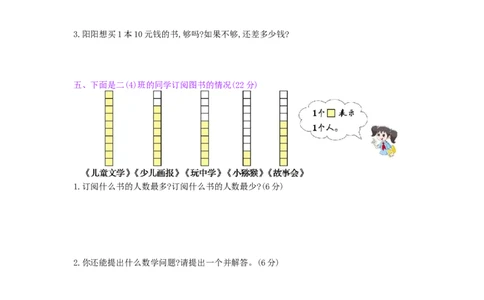 第1单元测试卷_小学数学人教版2年级下册_11单元测试卷_11单元测试卷
