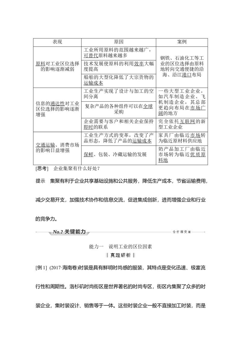 淘宝店：品优教学第30讲　工业区位因素及其变化_新高考复习资料_2022年新高考复习资料_2022届新高考讲义+课件_2022版高三地理总复习专用（新高考-人教版-新教材）Word讲义