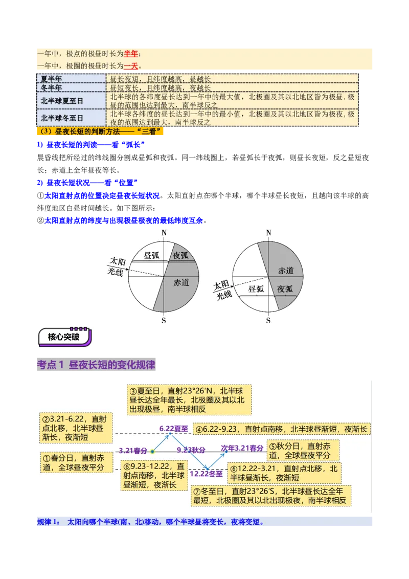 第05讲地球公转及其地理意义（讲义）（解析版）_新高考复习资料_2025年新高考资料_2025年高考地理一轮复习讲练测（新教材新高考）