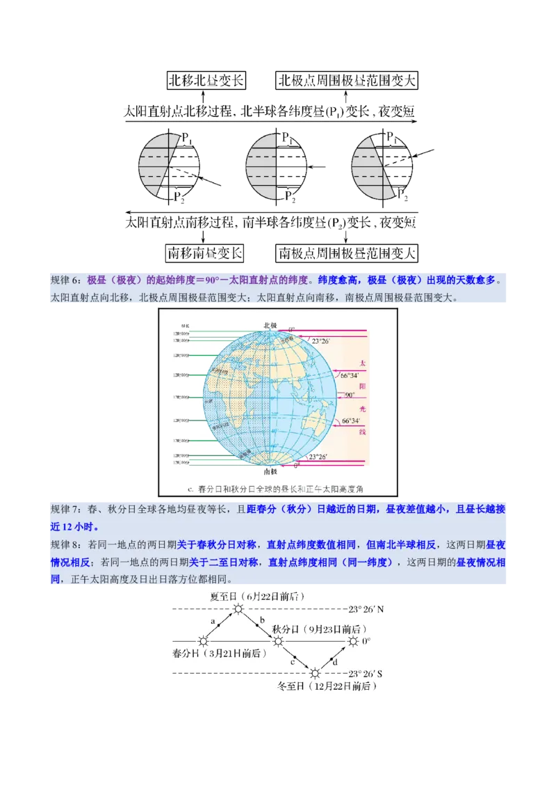 第05讲地球公转及其地理意义（讲义）（解析版）_新高考复习资料_2025年新高考资料_2025年高考地理一轮复习讲练测（新教材新高考）