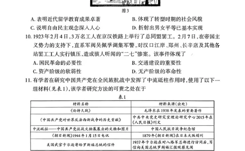 山西省吕梁市2024-2025学年高一上学期期末调研测试历史试题_2025年03月试卷_0307山西省吕梁市2024-2025学年高一上学期1月期末考试