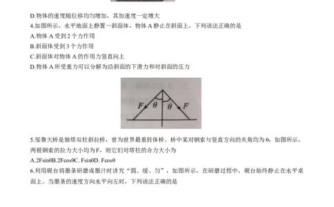 山东省聊城市2024-2025学年高一上学期11月期中物理试题_2024年12月试卷_1204山东省聊城市2024-2025学年高一上学期11月期中考试