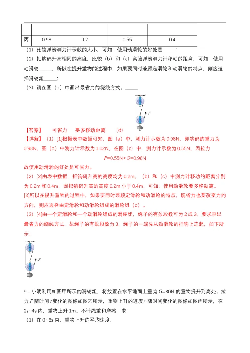 第11讲&mdash;简单机械（思维导图+考点精讲+例题精析）&mdash;2023年中考物理一轮复习讲练测（解析版）_8、物理总复习_8.中考物理总复习_2023年中考复习资料_一轮复习