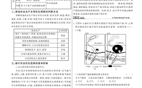 第8单元产业活动与地理环境教案_新高考复习资料_2022年新高考复习资料_2022届一轮复习讲练结合7.13更新_系列二_第8单元产业活动与地理环境_第8单元第1讲农业生产与地理环境