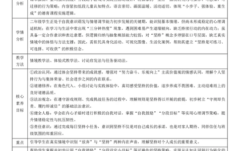 4.2《坚持才会有收获&mdash;&mdash;特殊的较量》(1)_26新二年级道法下册（统编版）_版本一_部编版道德与法治2下_2026春新版_第二套_02.道法2下教案汇总26春_核心素养教案