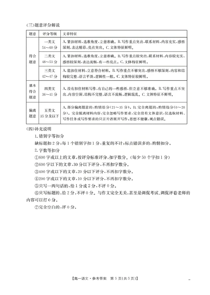 山西省三晋联盟山西名校2025-2026学年高一上学期11月期中联合考试（26-126A）语文答案_2025年12月高一试卷