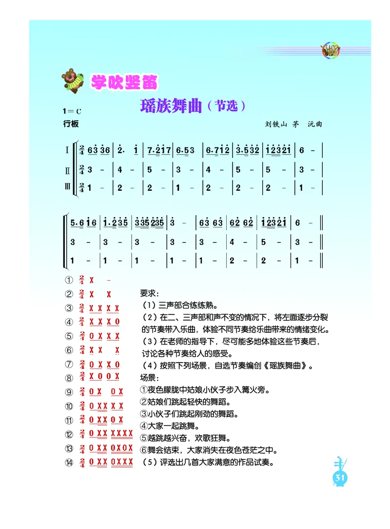 义务教育教科书&middot;音乐（简谱）六年级上册_电子课本_小学电子课本_06音乐_人音版（简谱）