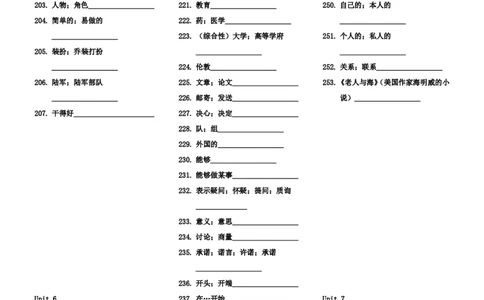 新版人教版八年级上英语单词默写表doc_最新人教版英语八年级上册_老版（含有参考价值）_06复习+知识梳理+工作计划总结人教版初中英语八上（多版本）易提分旗舰店