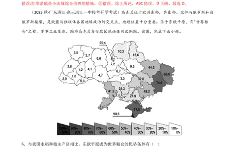 热点专项10（一）乌克兰黑土带（解析版）_新高考复习资料_2024年新高考复习资料_一轮复习资料_完2024年高考地理一轮复习考点通关卷（新高考）_热点专项