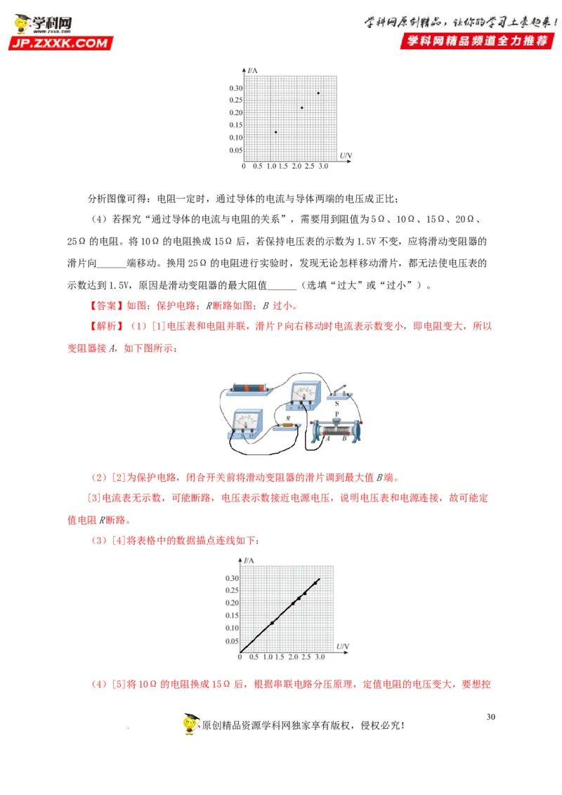 第十八单元欧姆定律真题训练-2022年中考一轮物理单元复习过过过（全国通用）（解析版）_8、物理总复习_8.中考物理总复习_2022年中考复习资料