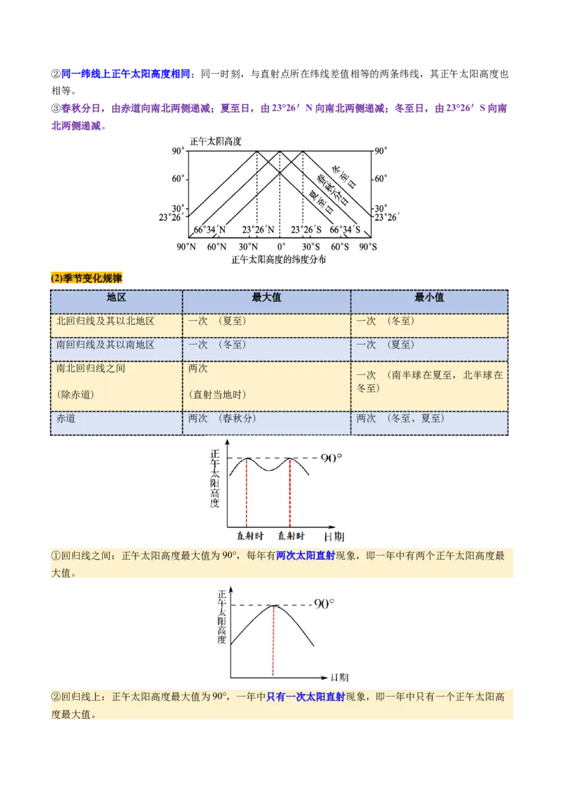第05讲地球公转及其地理意义（讲义）（原卷版）_新高考复习资料_2025年新高考资料_2025年高考地理一轮复习讲练测（新教材新高考）