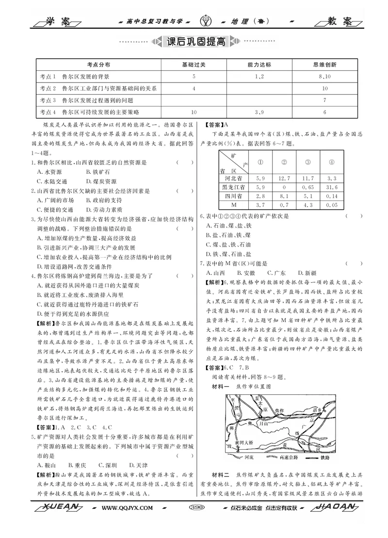 第12单元区域资源、环境与可持续发展教案_新高考复习资料_2022年新高考复习资料_2022届一轮复习讲练结合7.13更新_系列二_第12单元区域资源、环境与可持续发展