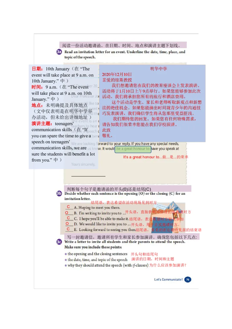 课堂笔记Unit8Let'sCommunicate!_最新人教版英语八年级上册_新版_初中英语8上新更新第三套可选择_07课堂笔记_课堂笔记