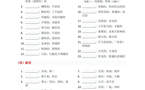 单元知识清单Unit5默写版_最新人教版英语八年级上册_新版_初中英语8上新更新第三套可选择_06知识清单_单元知识清单PDF