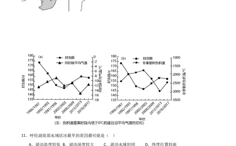 热点专项04（三）湖泊（原卷版）_新高考复习资料_2024年新高考复习资料_一轮复习资料_完2024年高考地理一轮复习考点通关卷（新高考）_热点专项