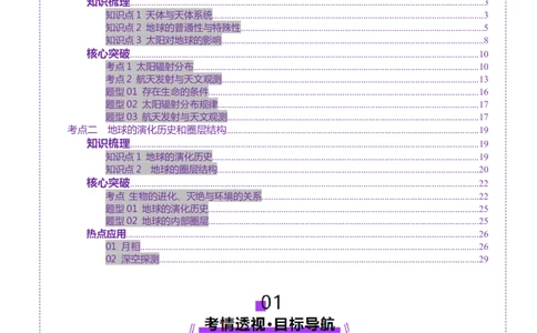 第03讲地球的宇宙环境、演化历史与圈层结构（讲义）（解析版）_新高考复习资料_2025年新高考资料_2025年高考地理一轮复习讲练测（新教材新高考）