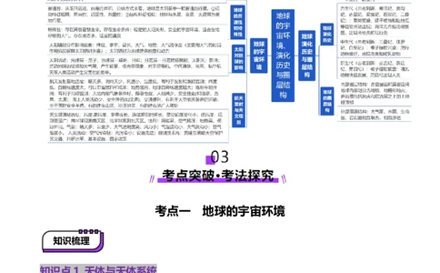 第03讲地球的宇宙环境、演化历史与圈层结构（讲义）（解析版）_新高考复习资料_2025年新高考资料_2025年高考地理一轮复习讲练测（新教材新高考）