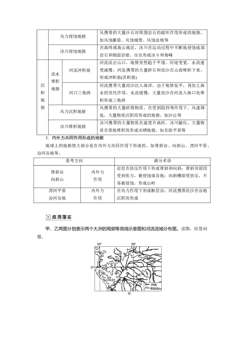 第4章第3讲河流地貌的发育教案_新高考复习资料_2022年新高考复习资料_2022届一轮复习讲练结合7.13更新_系列一_第4章　地表形态的塑造_第4章第3讲河流地貌的发育