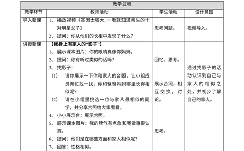 9我和我的家第二课时教案_26新一年级道法下册（统编版）_老课标资料_2、教学教案部编一下道法_教案1