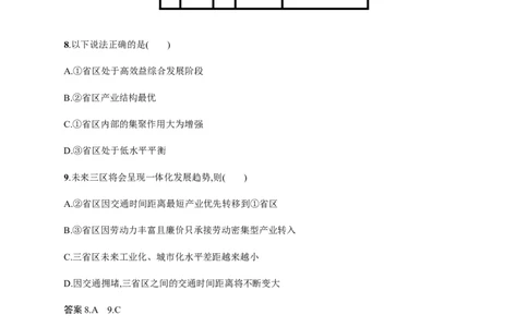 第10单元第2讲不同区域发展的异同作业_新高考复习资料_2022年新高考复习资料_2022届一轮复习讲练结合7.13更新_系列二_第10单元地理环境与区域发展