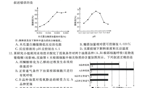 山西晋城市2025-2026学年高一上学期期末自测生物练习（图片版，含解析）_2026年02月高一试卷_260214山西省晋城市2025-2026学年高一上学期2月期末自测（全）
