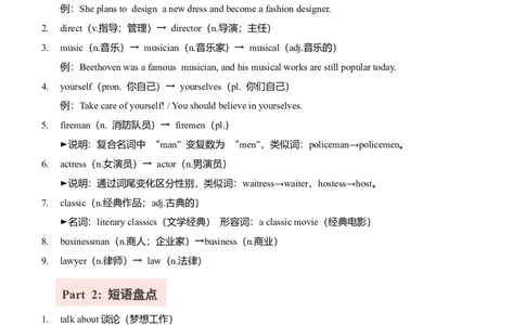 讲义Unit6PlanforyourselfSectionA(单词+短语+句子+知识点+习题)_最新人教版英语八年级上册_新版_初中英语8上新更新第三套可选择_08讲义+单元复习课件_8上人教英语Unit6讲义+课件